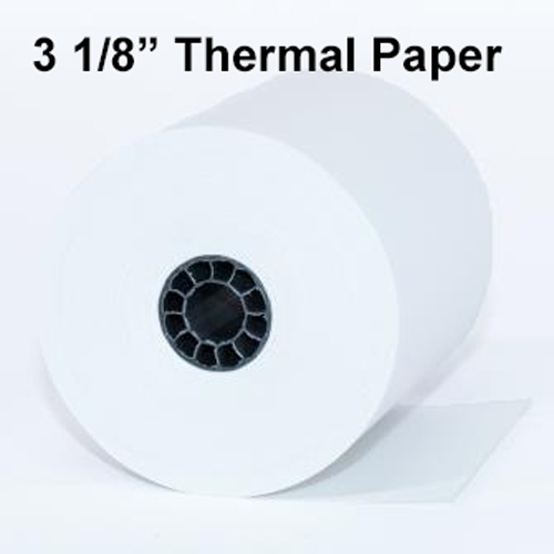 3 1/8" Thermal Paper Rolls 3 1/8" Thermal Paper Rolls